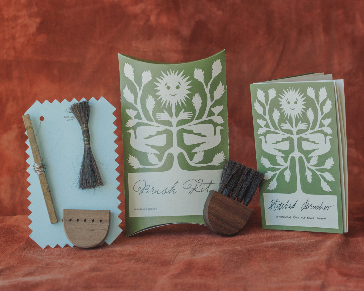 Wooden Brush Kit
