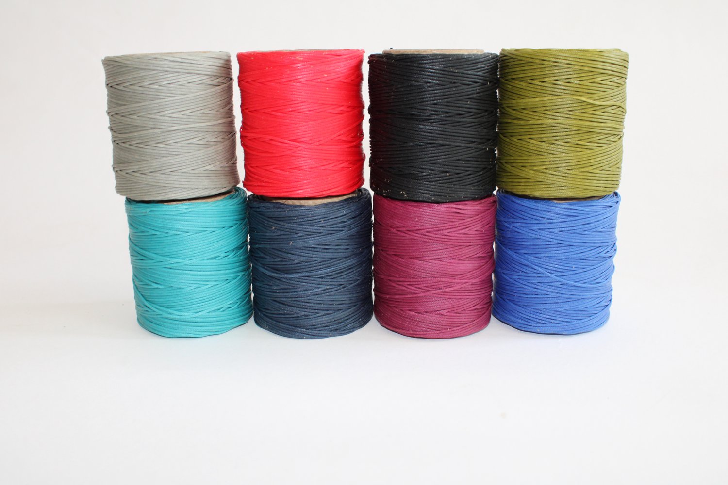aqua-Cobalt-Olive-Plum-Dusty Blue-Grey-Red-Black-threads