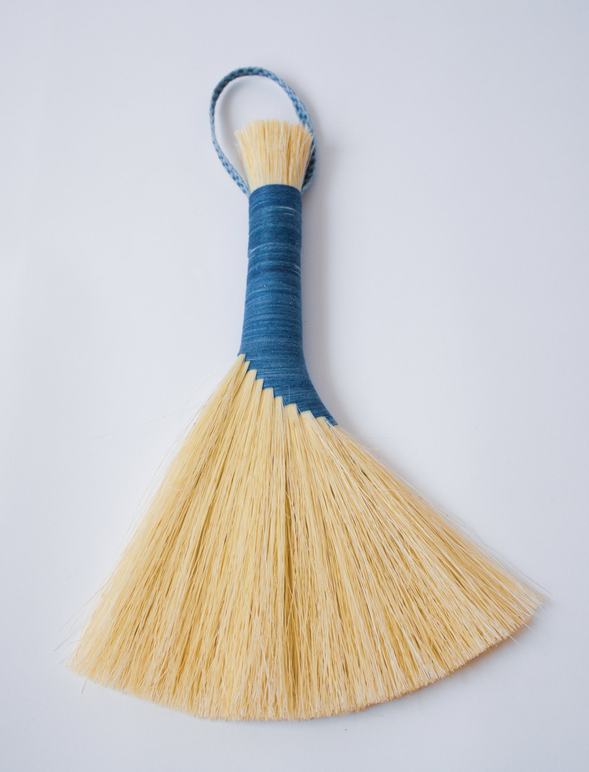 Tampico-handbroom-with-indigo-handle