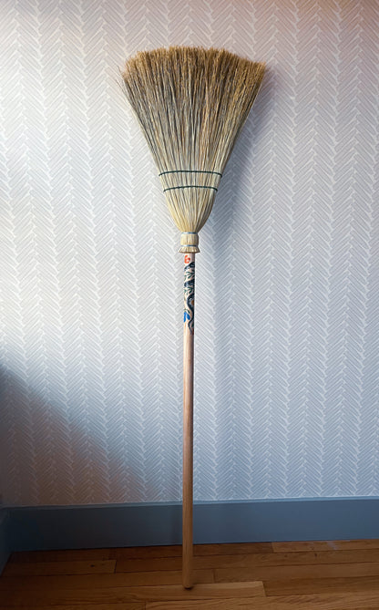 Becca Jane Koehler Hand Painted Brooms Accent