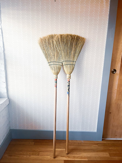 Becca Jane Koehler Hand Painted Brooms Accent