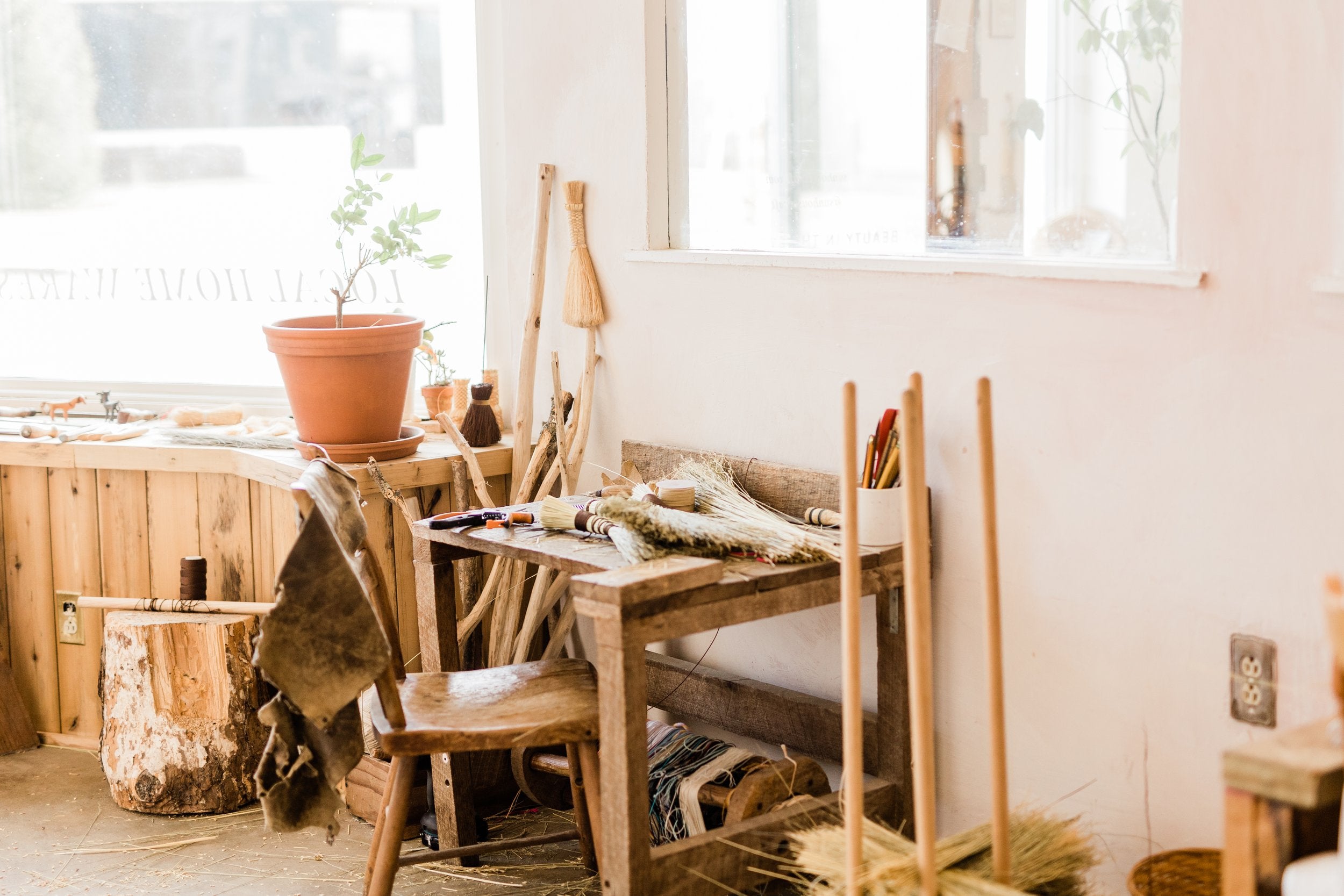 Workshop-with-brooms 